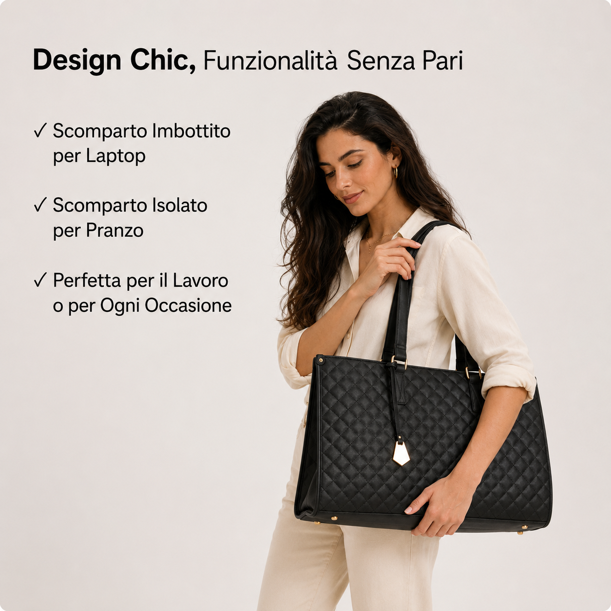 Borsa Tote 3-in-1
